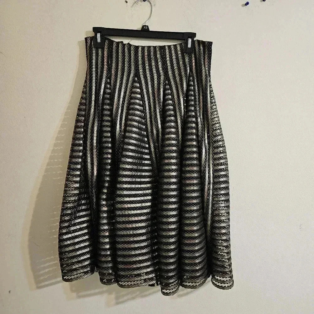 New York & Co. Gold Mesh Skirt